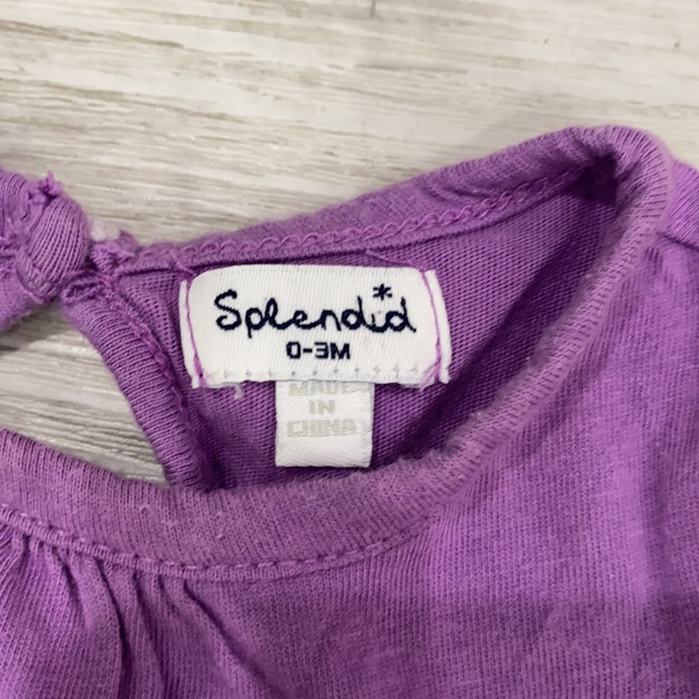 Splendid. 0-3m. Purple. - Picture 2 of 3